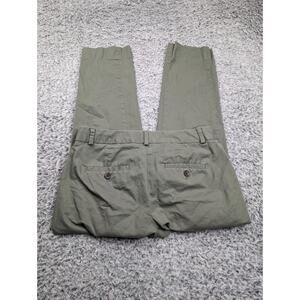 Banana Republic Pants Women 2 Green Preppy Avery Normcore Career Cropped Leg